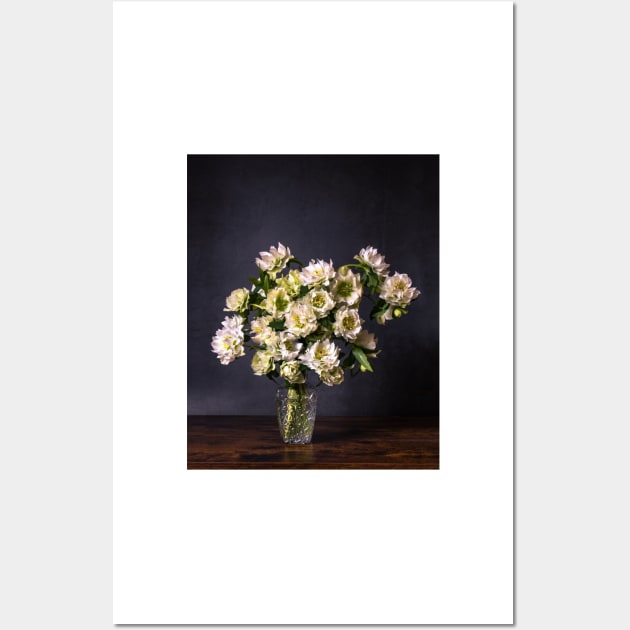 Bouquet of hellebores Wall Art by blossomcophoto